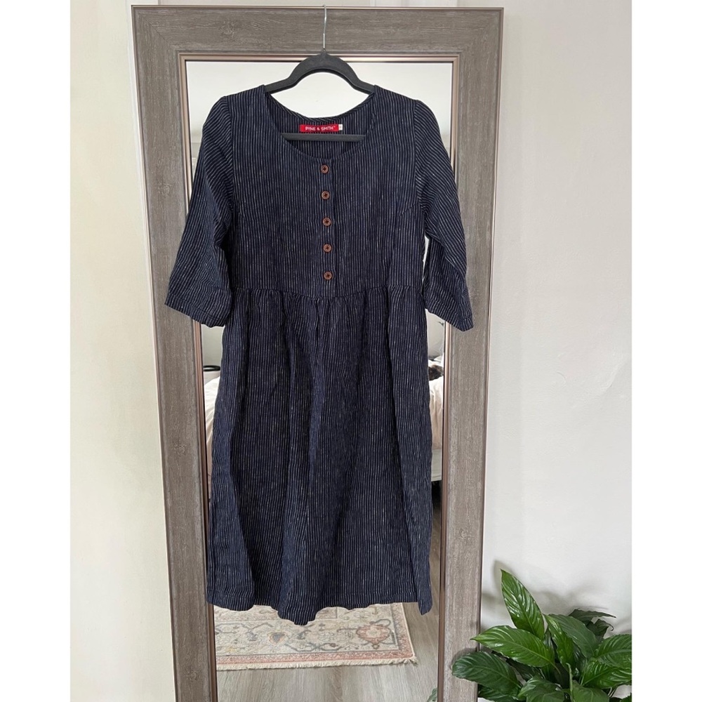 LIKE NEW ✨ Pyne & Smith Clothiers Model No.12 Button Up Midi Dress